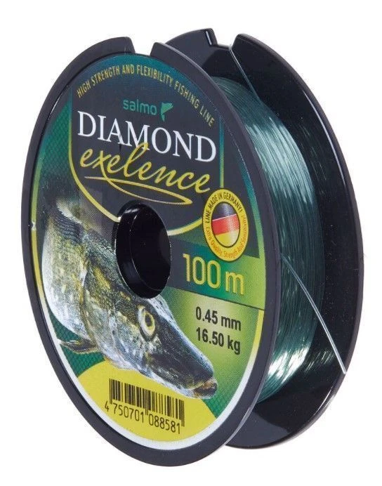 Леска монофильная Salmo Diamond Exelence 100 м 0,45 мм    4027-045 — характеристики,  особенности конструкции