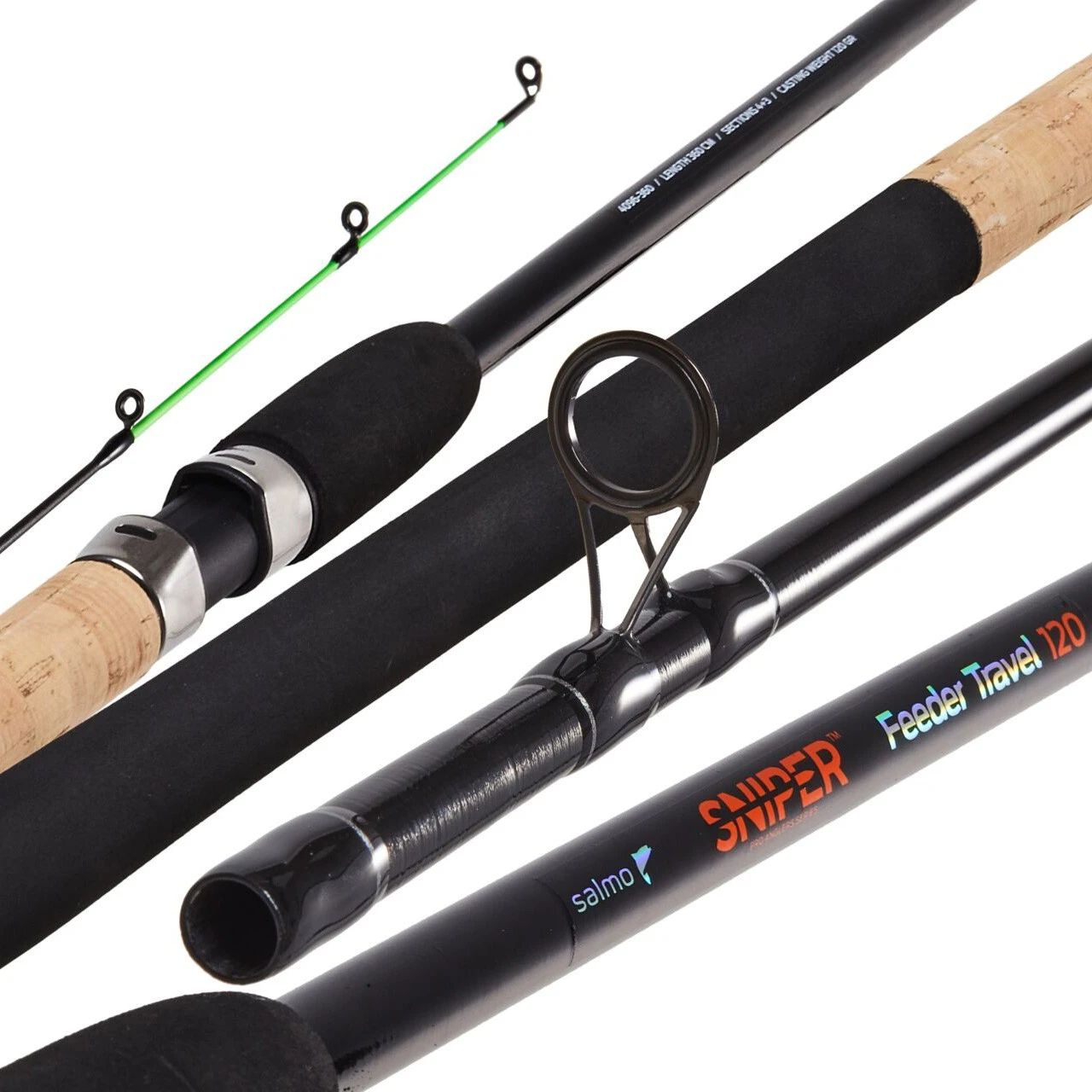 Фидерное Удилище Salmo Sniper Feeder Travel 120 360 см 120 гр    4096-360 — крупный план
	                                    1