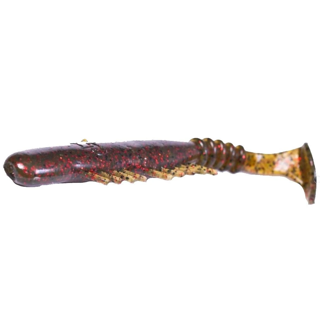 Силиконовая приманка Lucky John Bugsy Shad 3.9in 100 мм 5 шт PA03 Pro Series  140108-PA03 — крупный план
	                                    1