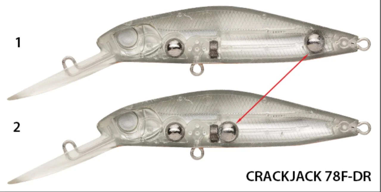 Воблер Pontoon 21 CrackJack 78F-DR A12 BV Back OB RE 10,6 гр   P21-CRJ-78F-DR-A12 — крупный план
	                                    1