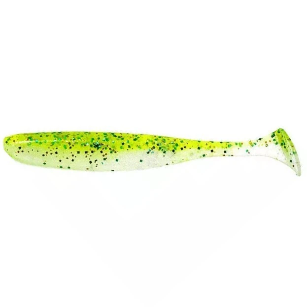Силиконовая приманка Keitech Easy Shiner 2 50 мм 12 шт PAL #02 Lime Chart Shad — характеристики,  особенности конструкции