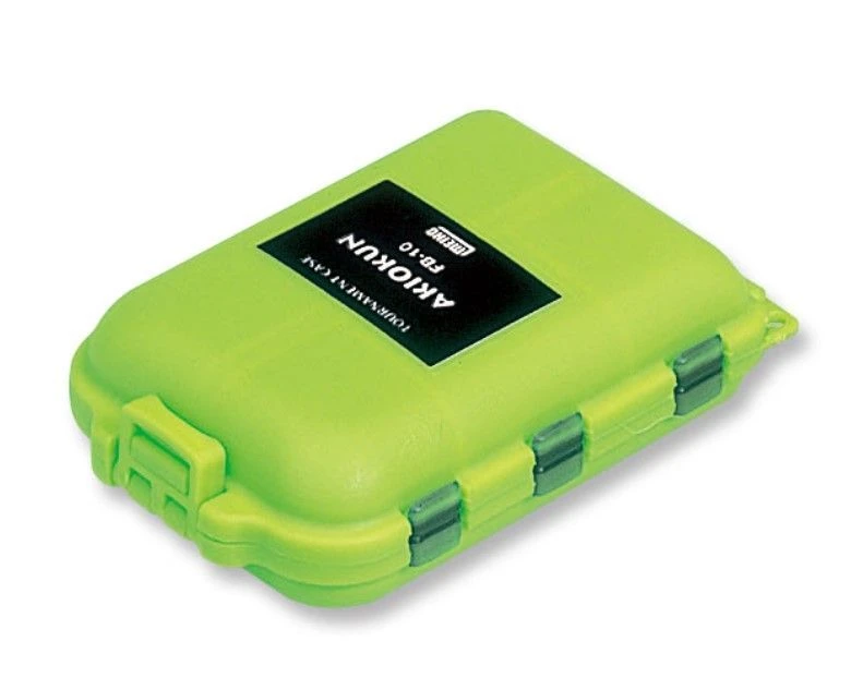 Коробка Meiho Fly Box  9,7х6,5х3 см Green   FB-10-G — характеристики,
	                                    особенности конструкции