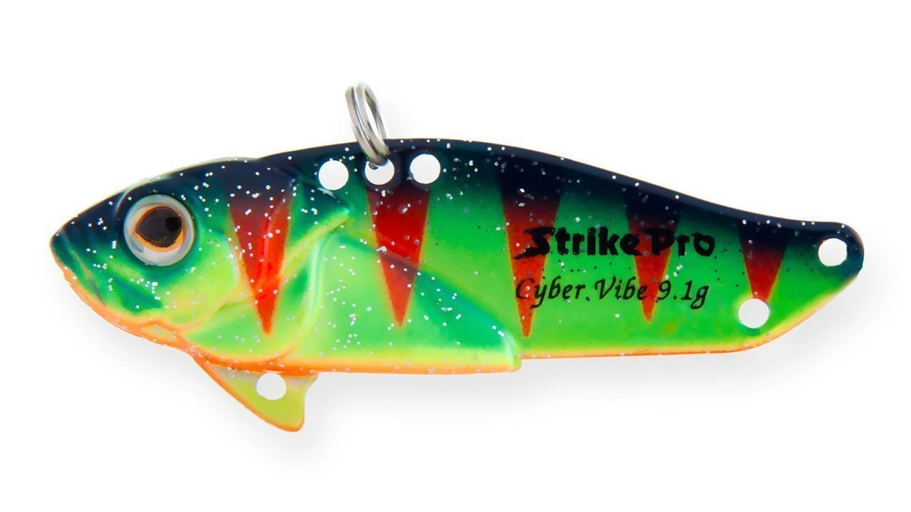 Цикада Strike Pro Cyber Vibe 55 17 гр Acid perch fluo   JG-005D#A139FL — характеристики,  особенности конструкции