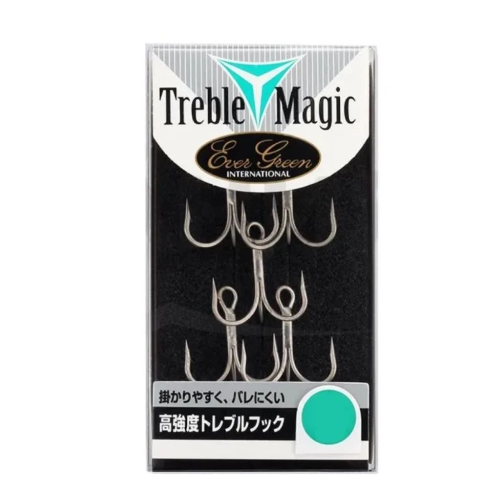 Крючок Тройной EverGreen Treble Magic №8 6 шт — крупный план
	                                    1
