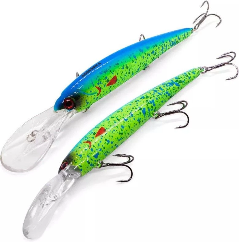 Воблер Kosadaka Bandit Deep XL 120F BKK 21 гр   BandXL120D-BKK — крупный план
	                                    1