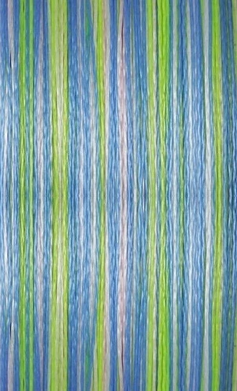 Плетеный шнур Major Craft Dangan Braid X4 150 м  PE # 1 Мультиколор 0,13 мм   DB4-150/1MC — крупный план
	                                    1