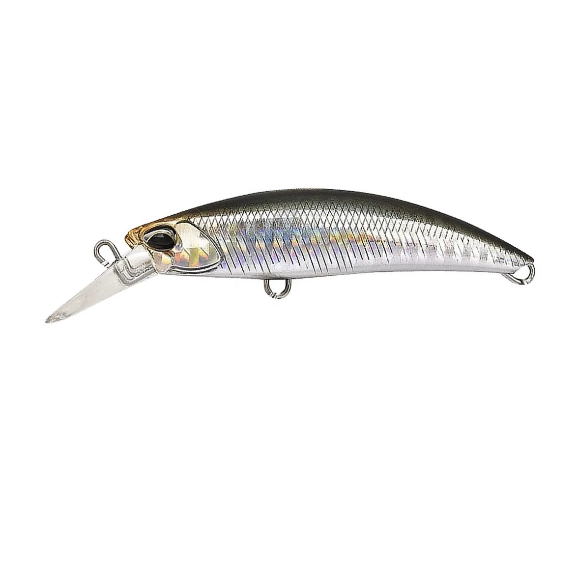 Воблер DUO Rough Trail Blazin 85FS GHA0114 Clear Anchovy 28 гр   DUO-44371 — характеристики,  особенности конструкции