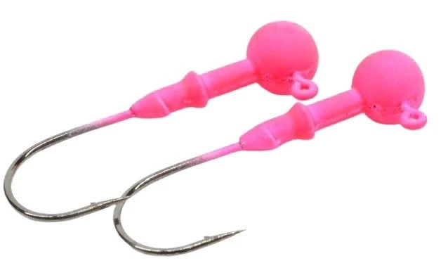 Джиг-головка Kosadaka J-W №1/0 3,5 гр 2 шт Pink   J-W-pink-3.5-1/0 — крупный план
	                                    1