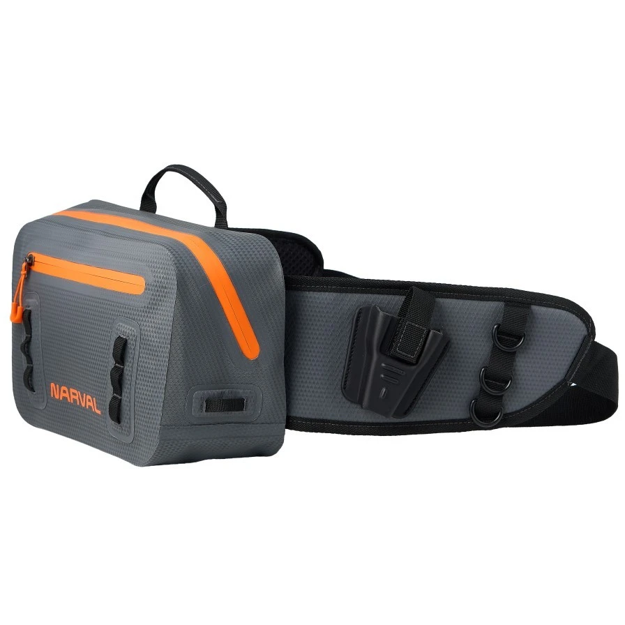 Сумка Narval Water-Resistant Belt Bag  27х19х10 см Dark Grey&Orange 4L  NVABB2XGO1 — крупный план
	                                    1