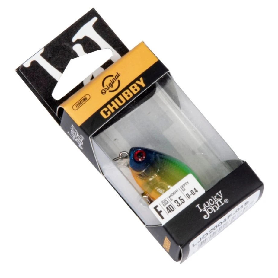 Воблер Lucky John Chubby 40F 019 3,5 гр Original  LJO2004F-019 — крупный план
	                                    2