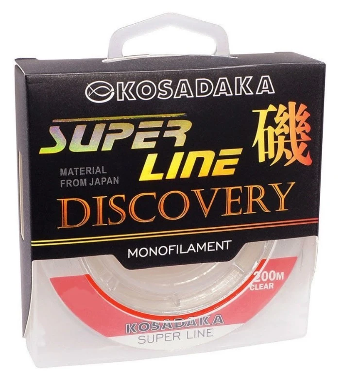 Леска монофильная Kosadaka Super Line Discovery 200 м 0,28 мм    MSLD-200-CL-028 — характеристики,
	                                    особенности конструкции
