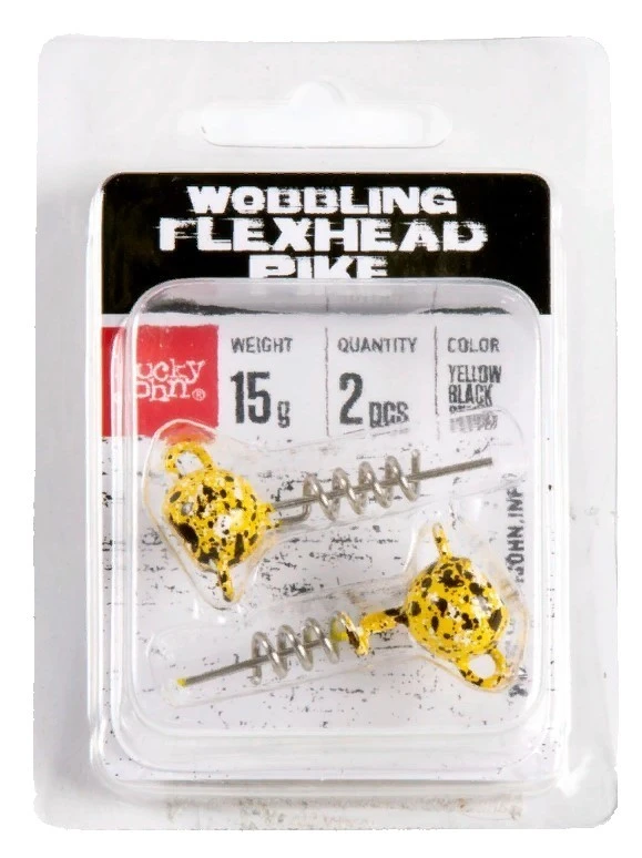 Груз Lucky John Wobbling Flexhead Pike 15 гр 2 шт 002 3D BBS Series  LJWFP15-002 — крупный план
	                                    2
