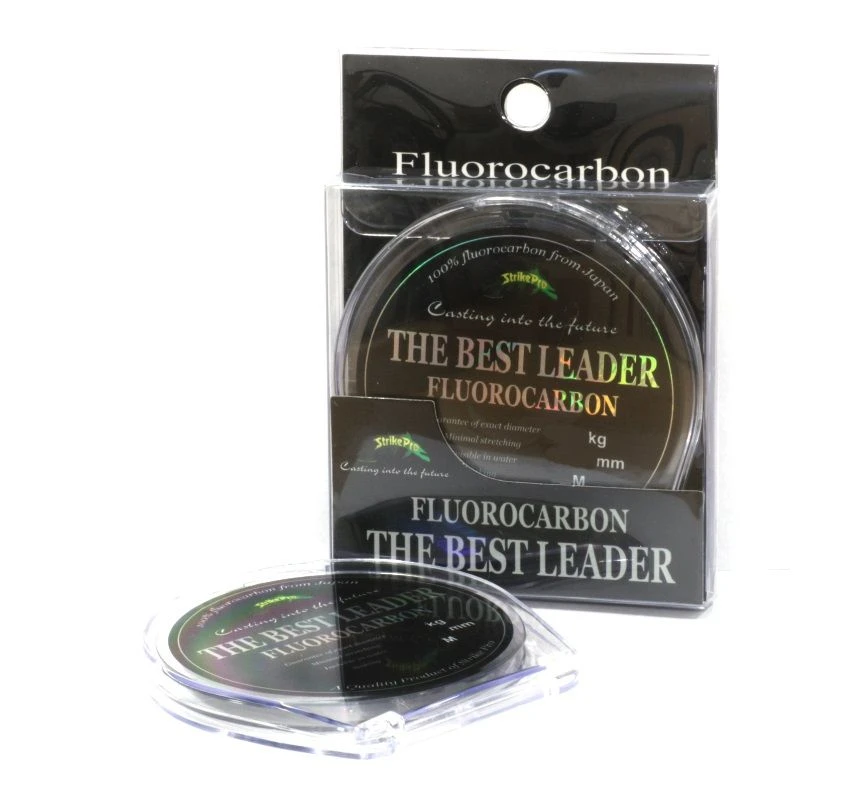 Флюорокарбон Strike Pro The Best Leader 30 м 0,121 мм — крупный план
	                                    1