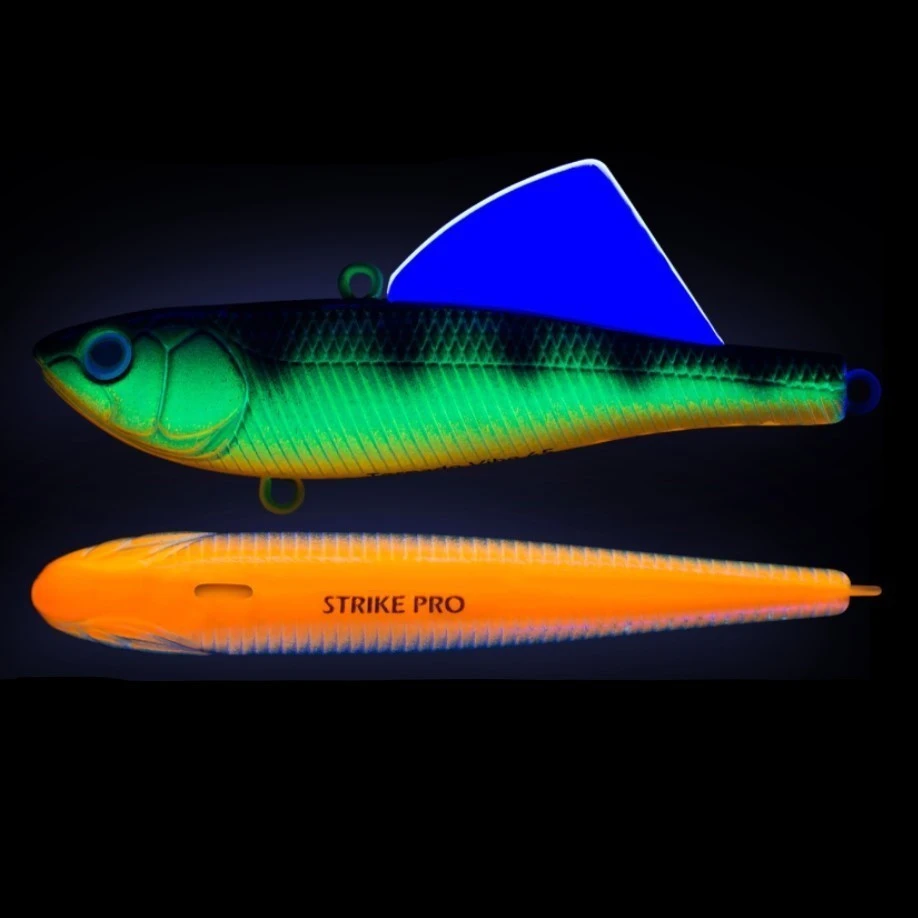 Воблер Strike Pro Tornado Vibe 85 A45T Natural Perch 25,6 гр   EG-204B-UV#A45T — крупный план
	                                    1