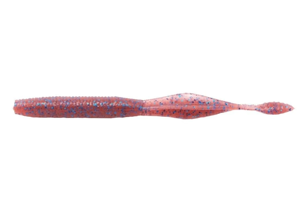 Силиконовая приманка Fish Arrow Candle Tail 3.5 88 мм 10 шт 215-Cinnamon Red/Blue   FACT35215 — характеристики,  особенности конструкции