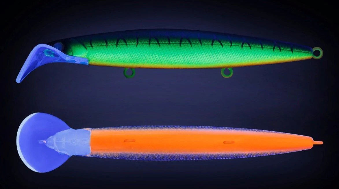 Воблер Strike Pro Scooter Minnow 110F A223S-RP Pearl Mat Tiger 11,8 гр   EG-186F#A223S-RP — крупный план
	                                    1