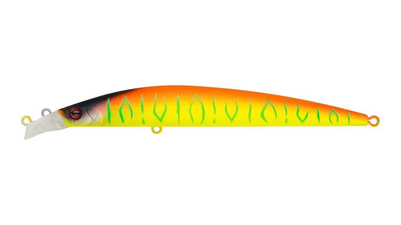 Воблер Strike Pro Top Water Minnow 110 A242S Sunrise Mat Tiger 10,5 гр   JL-166F#A242S — характеристики,  особенности конструкции
