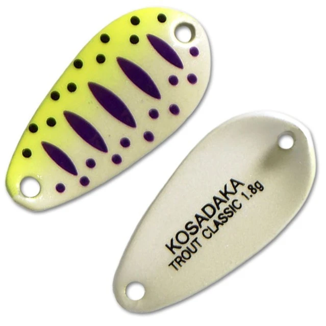 Колеблющаяся Блесна Kosadaka Trout Police Trout Classic 1,8 гр 23 мм E97   TL-TC-E97 — характеристики,  особенности конструкции