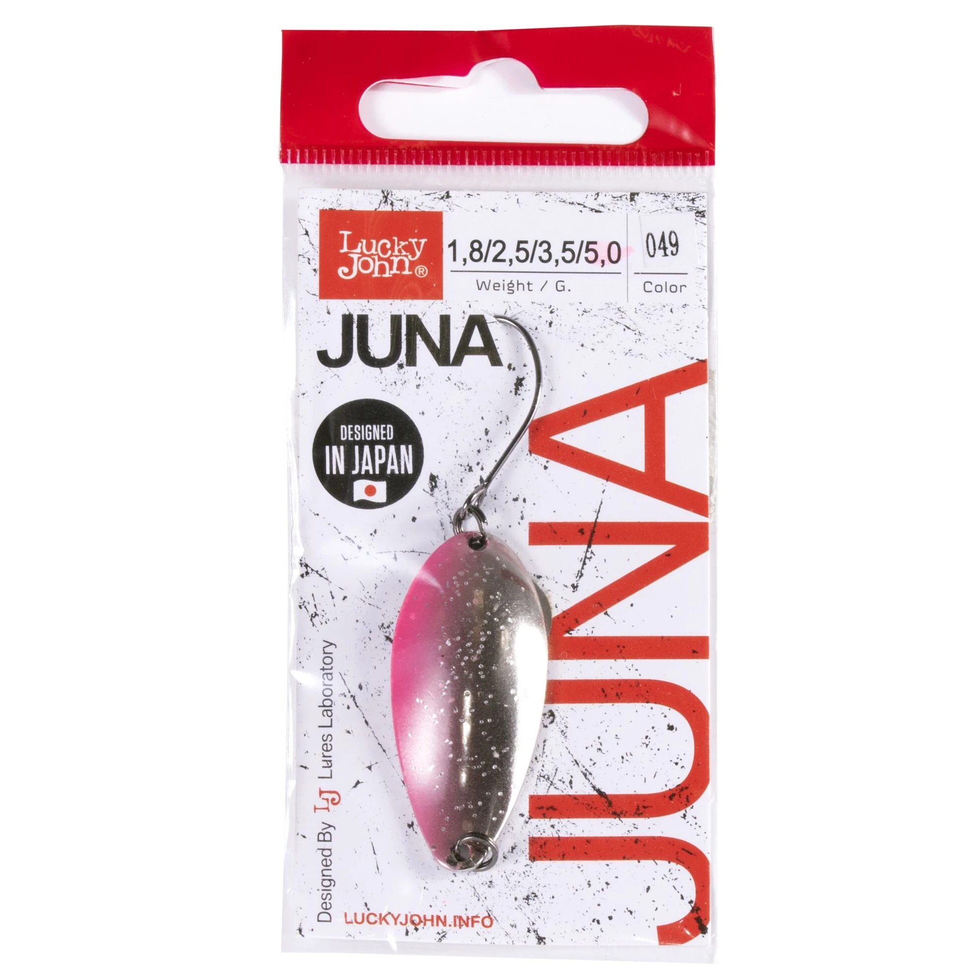 Колеблющаяся Блесна Lucky John Juna 5 гр 39 мм 049   LJJU50-049 — крупный план
	                                    2