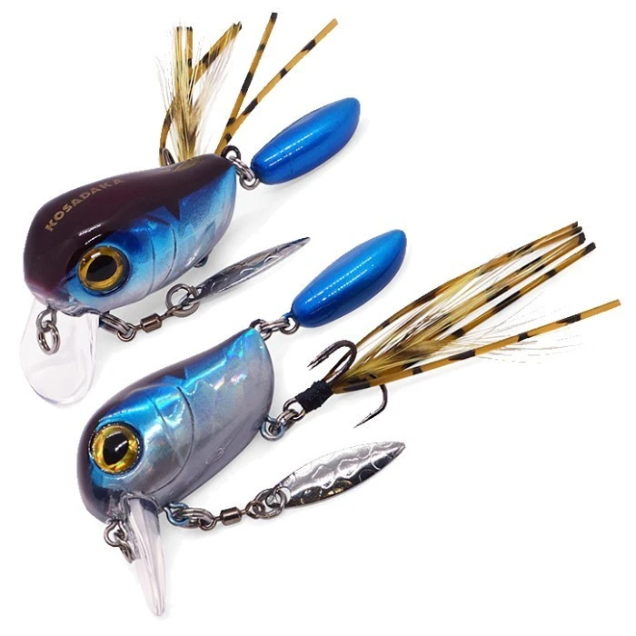 Воблер Kosadaka Micro Tappy 54F BLU 4,8 гр   Mtap54F-BLU — крупный план
	                                    1