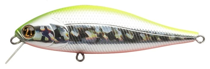 Воблер Pontoon 21 Bet-A-Shiner 82F-SR A62 Crash Fresh Chartreuse Silver 11,7 гр   P21-BASN-82F-SR-A62 — характеристики,  особенности конструкции