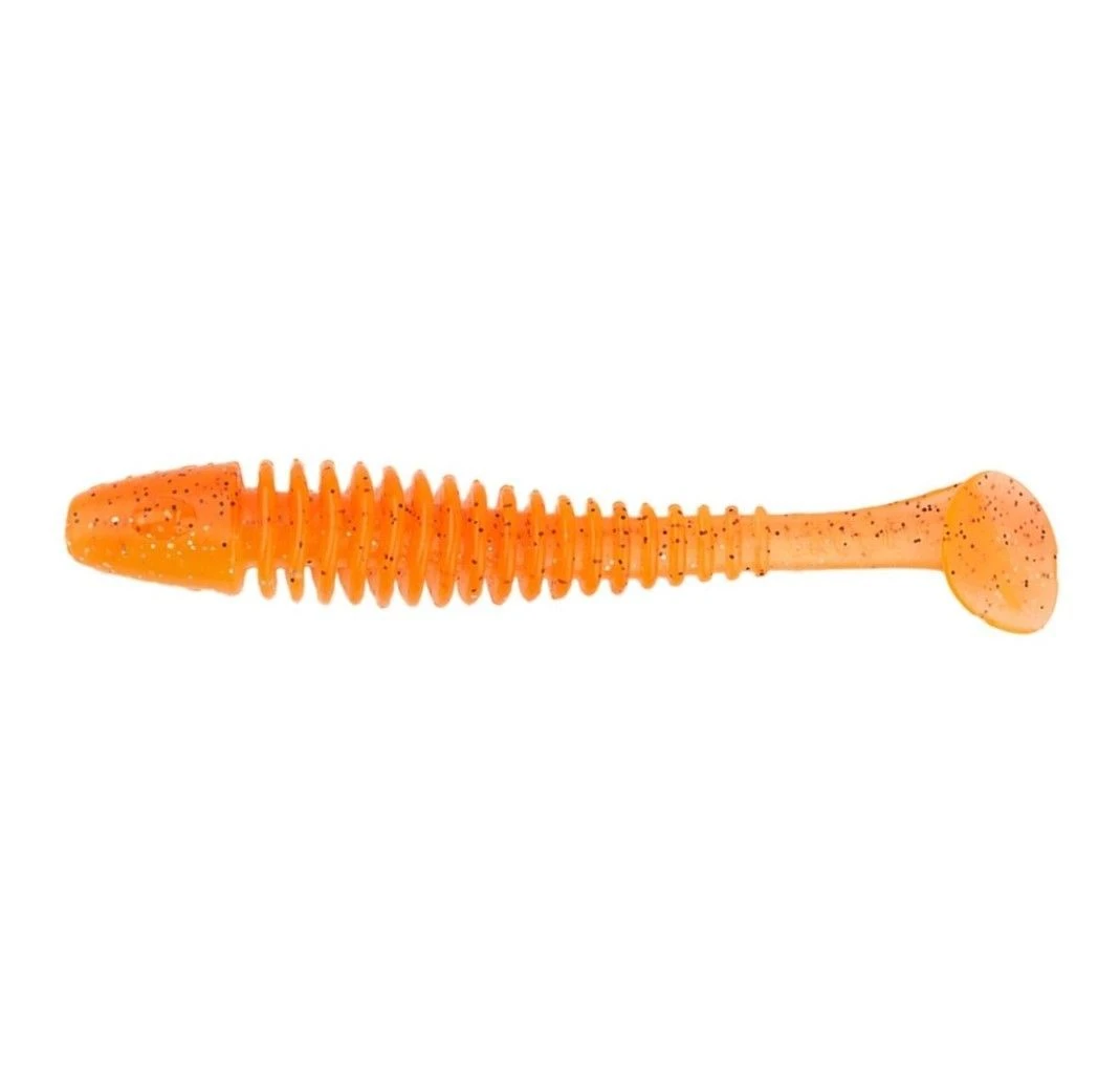 Силиконовая приманка Jig It Snoop 4 98 мм 6 шт 004 Ripe orange   JIS98004S — характеристики,  особенности конструкции