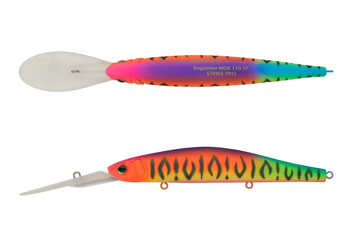 Воблер Strike Pro Inquisitor DR 110SP A244S Parrot Mat Tiger 18,9 гр   EG-193BL-SP#A244S — крупный план
	                                    1
