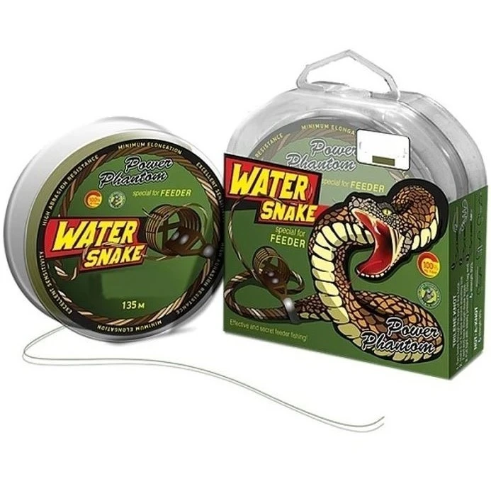 Плетеный шнур Power Phantom Water Snake PE 135 м  PE # 0,8  0,14 мм   PPPEWSG13508 — характеристики,  особенности конструкции