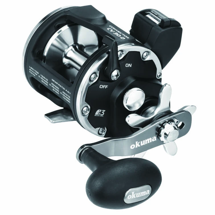 Катушка Okuma Convector 30D  Right handed 16  CV-30D — крупный план
	                                    1