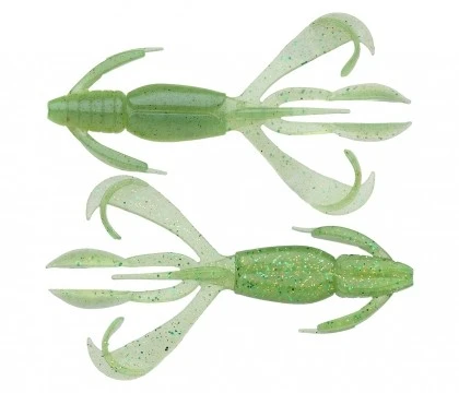 Силиконовая приманка Keitech Crazy Flapper 3.6 91 мм 7 шт 424 Lime Chartreuse — характеристики,  особенности конструкции