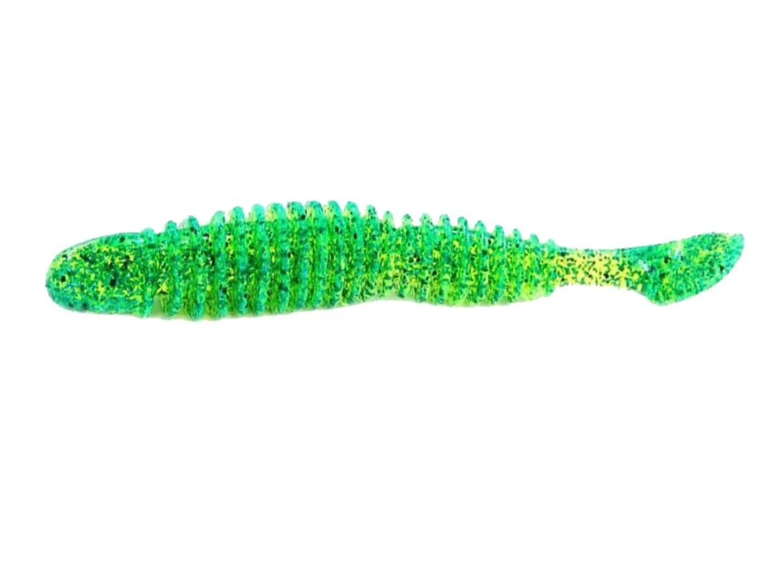 Силиконовая приманка Reins Bubbling Shad 3 76 мм 8 шт 592-Bucksy Chart   BS3-592 — характеристики,
	                                    особенности конструкции