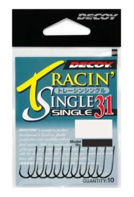 Крючок Одинарный Decoy Single 31 №6 10 шт    SINGLE 31 #6 — крупный план
	                                    1