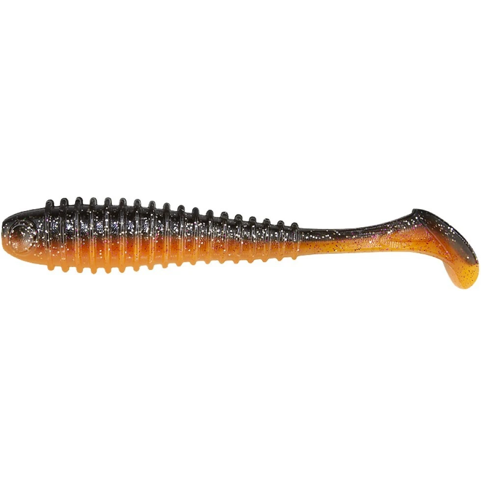 Силиконовая приманка Norstream Tubby Daddy 5.5 139 мм 4 шт 07 Black-Orange   15218-507 — характеристики,  особенности конструкции