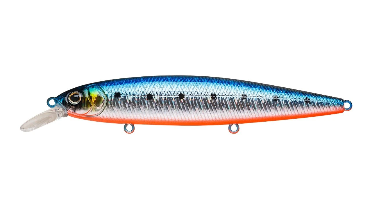 Воблер Strike Pro Bold 110SP A234-SBO-LU Blue Back Silver OB Fluo 15,4 гр   EG-191A-SP#A234-SBO-LU — характеристики,  особенности конструкции