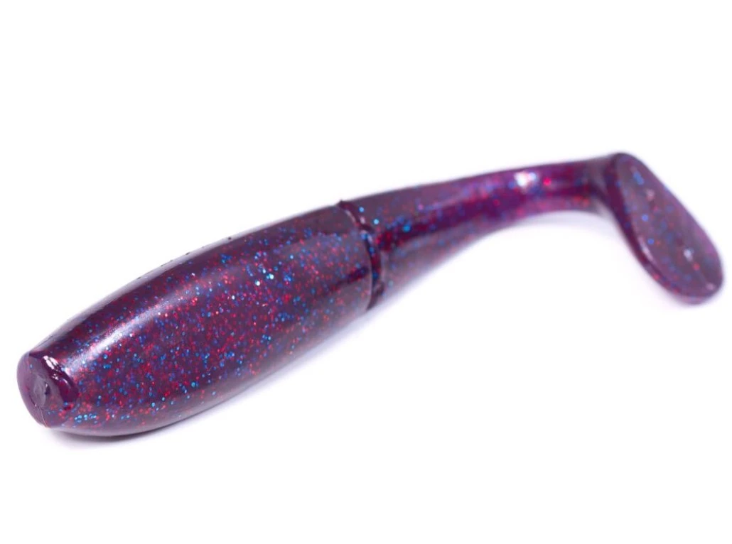 Силиконовая приманка Lucky John Zander Paddle Tail 4.0in 100 мм 5 шт Z10 3D Series  140429-Z10 — крупный план
	                                    1