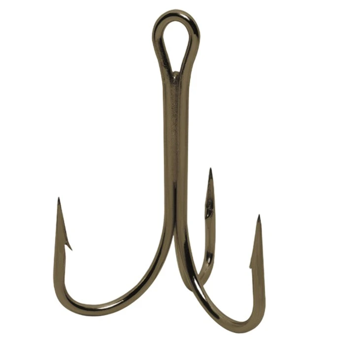 Крючок Тройной VMC 9617 BZ №2/0 5 шт    9617BZ-2/0-E — характеристики,  особенности конструкции