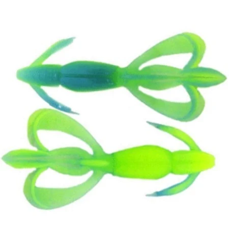 Силиконовая приманка Keitech Crazy Flapper 4.4 111 мм 6 шт PAL#03 Ice Chartreuse   Crazy Flapper 4.4" PAL#03 — характеристики,  особенности конструкции
