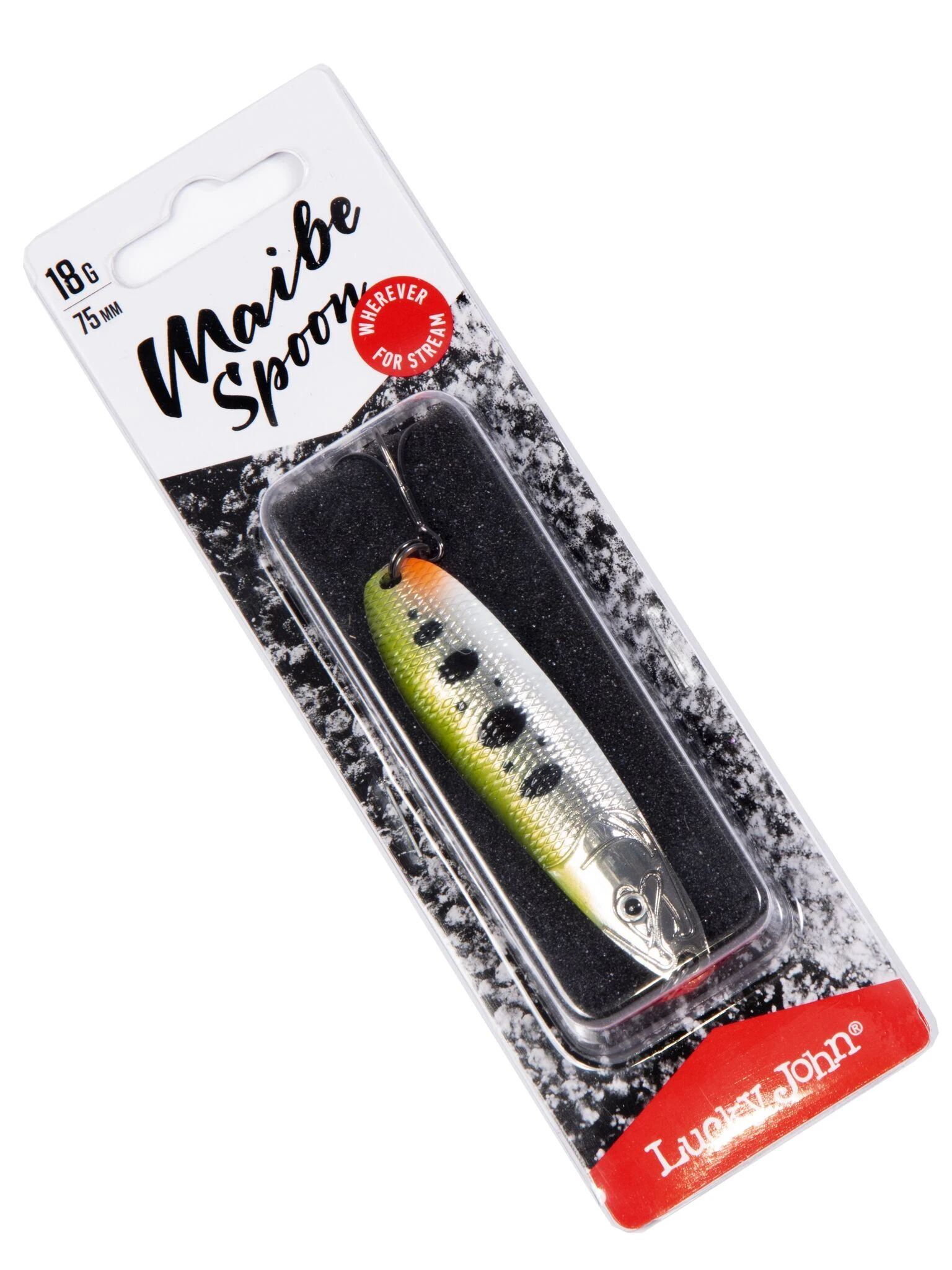 Колеблющаяся Блесна Lucky John Maibe Spoon 18 гр 75 мм 003   LJMAI18-003 — крупный план
	                                    2