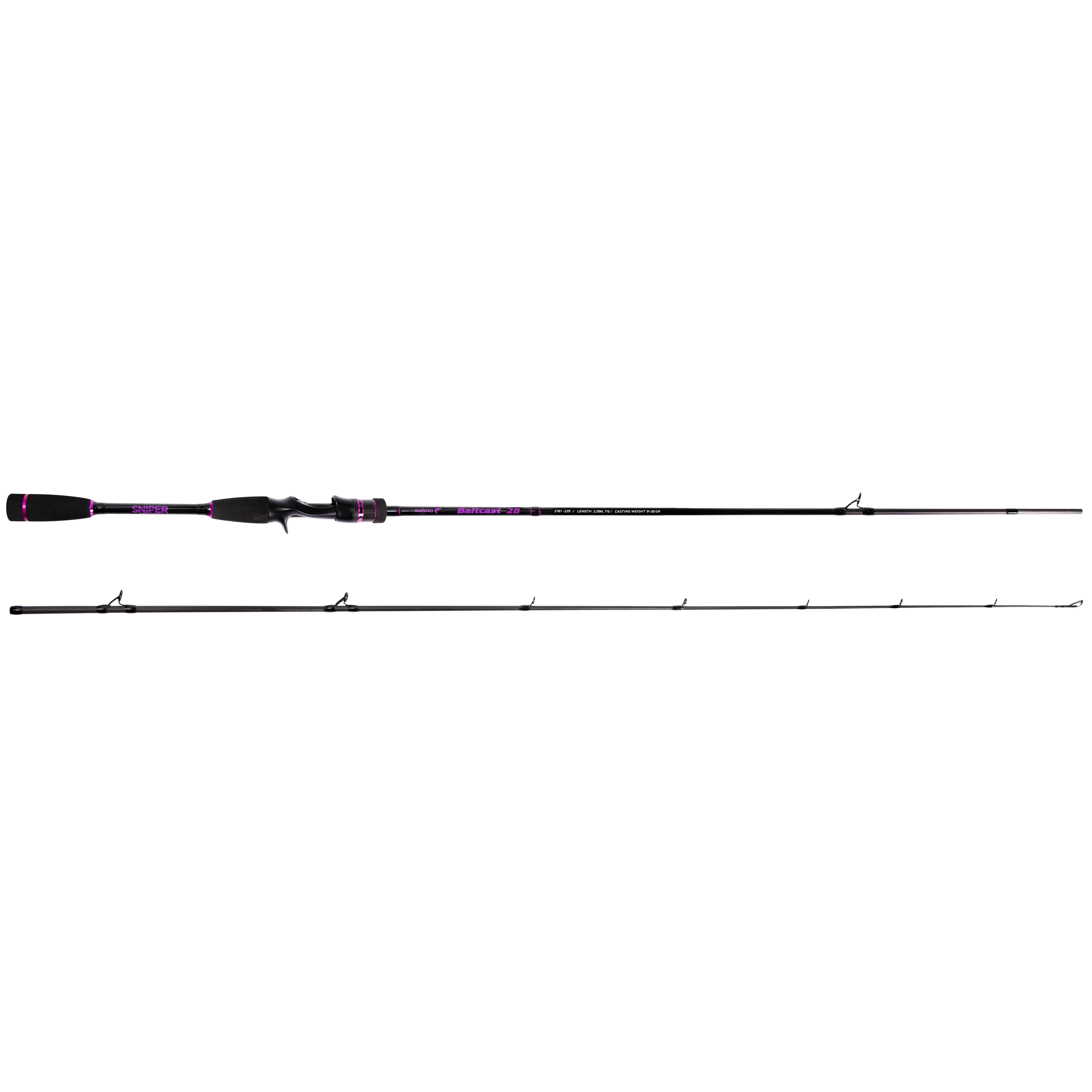 Кастинговое Удилище Salmo Sniper Baitcast 28 229 см 8 - 28 гр    2181-229 — характеристики,
	                                    особенности конструкции