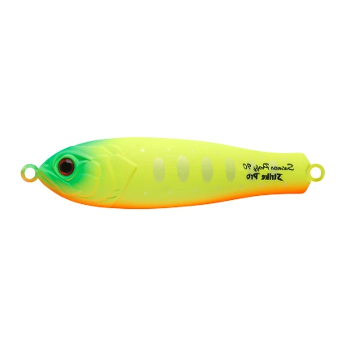 Колеблющаяся Блесна Strike Pro Salmon Profy 90CD 22 гр 90 мм A178S Lemon Mat Tiger   PST-03CD#A178S/A178S — характеристики,  особенности конструкции