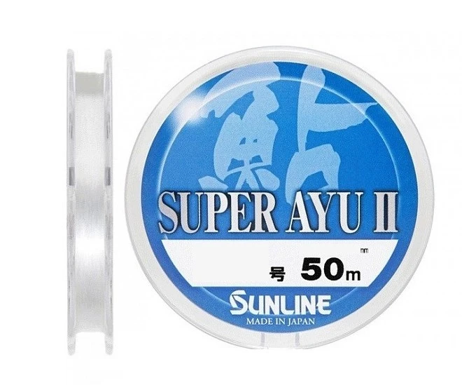 Леска монофильная Sunline Super AYU II 50 м 0,069 мм  PE# 0.175 — характеристики,
	                                    особенности конструкции
