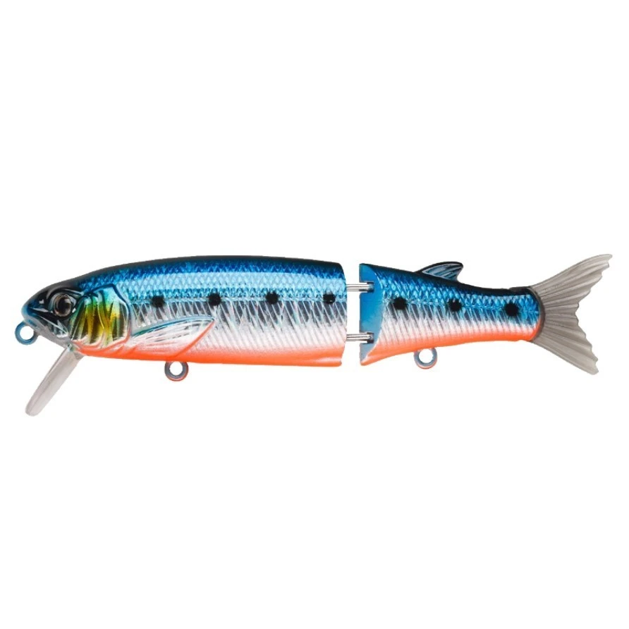 Воблер Strike Pro Glider 120 A234-SBO-LU Blue Back Silver OB Fluo 32,8 гр   EG-157B-SP#A234-SBO-LU — характеристики,  особенности конструкции