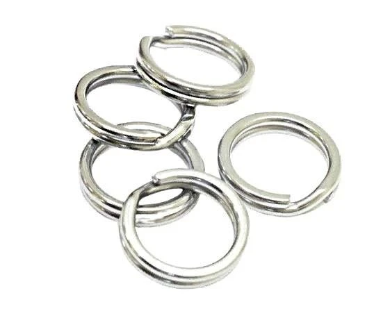 Кольцо Заводное Kosadaka 1205N  №8 20 кг 8 мм 12 шт    1205N-08 — крупный план
	                                    1