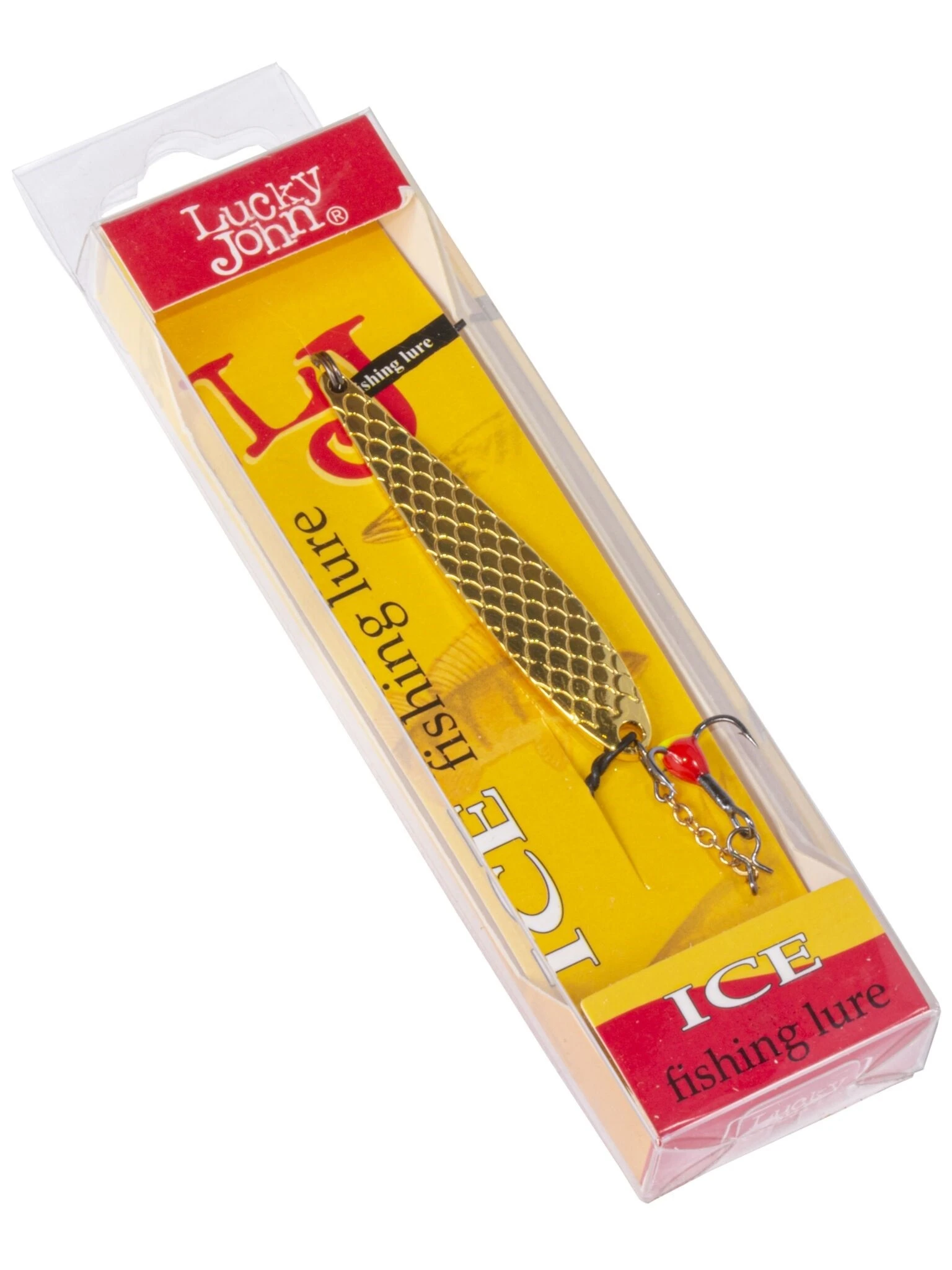 Зимняя Блесна Lucky John Diamond Blade 4,7 гр 51 мм G С цепочкой и тройником  LJDB51-G — крупный план
	                                    2