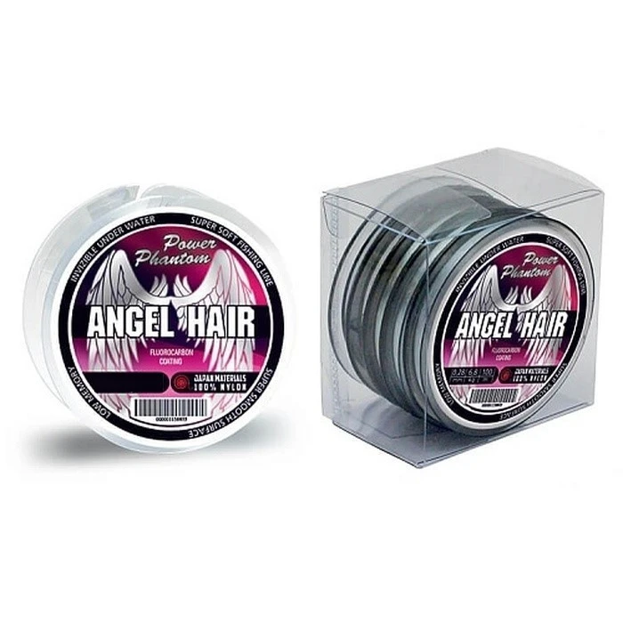 Леска монофильная Power Phantom Angel Hair  100 м 0,12 мм Clear fluorocarbon coating  PPAHC100012 — характеристики,  особенности конструкции