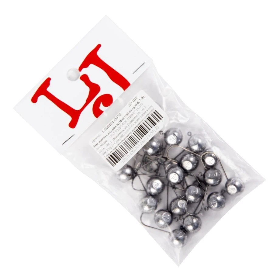 Джиг-головка Lucky John MJ Micro Head №4 7 гр 1 шт    LJMH04-0070 — крупный план
	                                    1