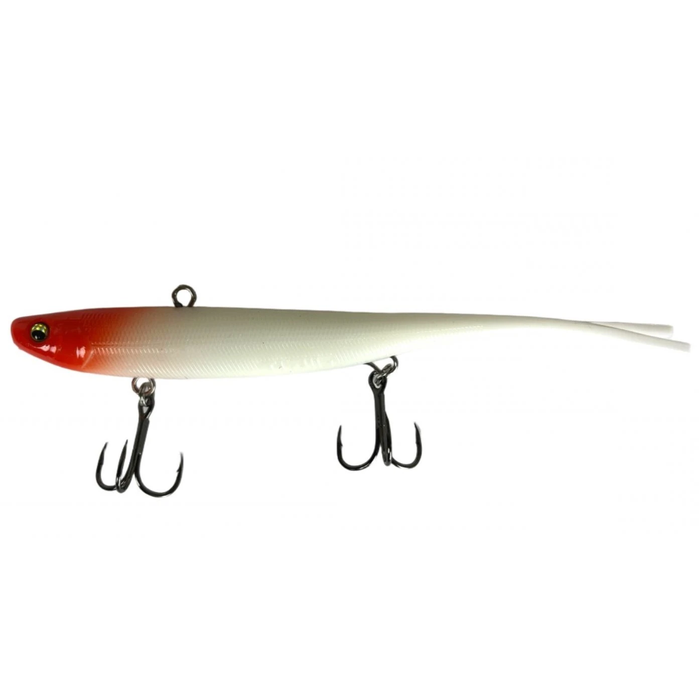 Баланслаг Jig It Whale Tail  130 005 Red head 31 гр 130 мм   JIWT-13031-005 — крупный план
	                                    1