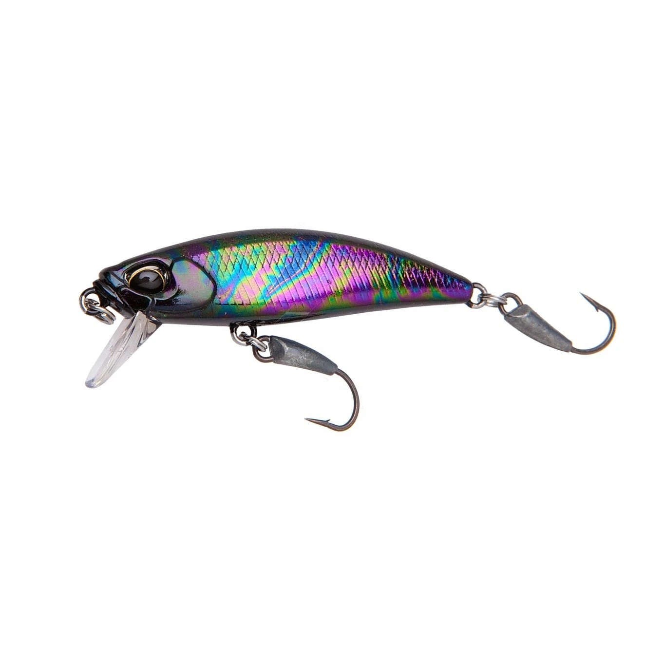 Воблер DUO Spearhead Ryuki 46S D3 CCCZ471 OLBK/Oil Black 5 гр   DUO-04136 — характеристики,  особенности конструкции