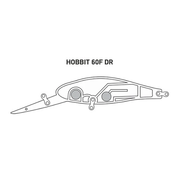 Воблер LureMax Hobbit 60F-DR 078 7 гр   LWHB60FDR-078 — крупный план
	                                    1