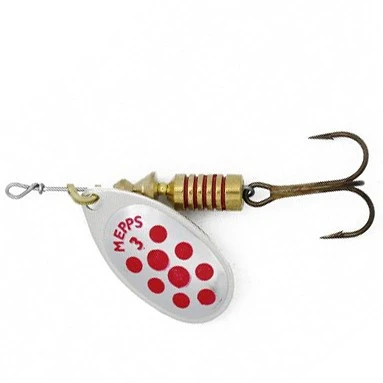 Вращающаяся Блесна Mepps Aglia Decoree №3 6,5 гр AG points rouge   a-3-a-r — характеристики,  особенности конструкции